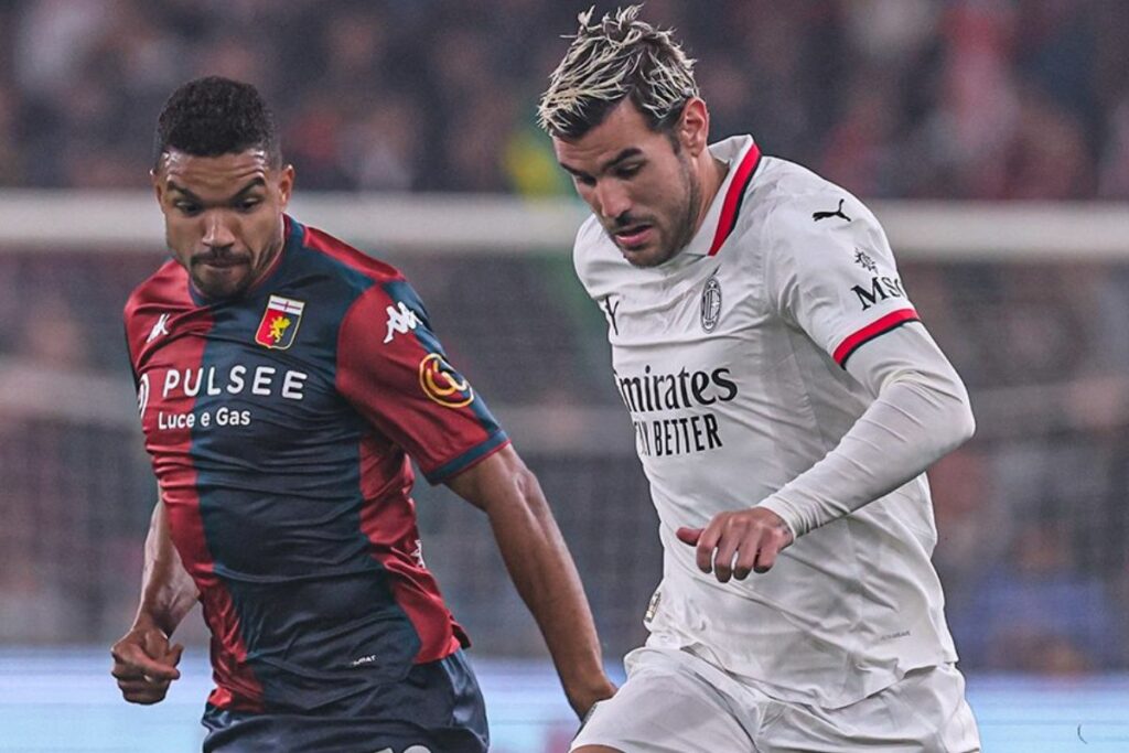 AC Milán venció a Genoa por la Serie A de Italia.