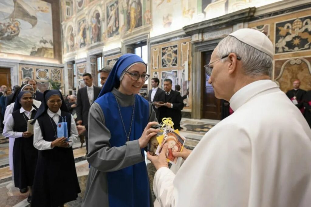Audiencia de este 22 de mayo del papa León XIV. Foto: EFE