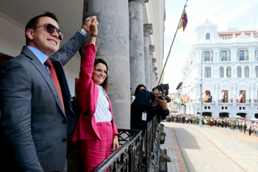 Daniel Noboa y María José Pinto son el binomio ganador, según la proclamación de resultados del CNE.
