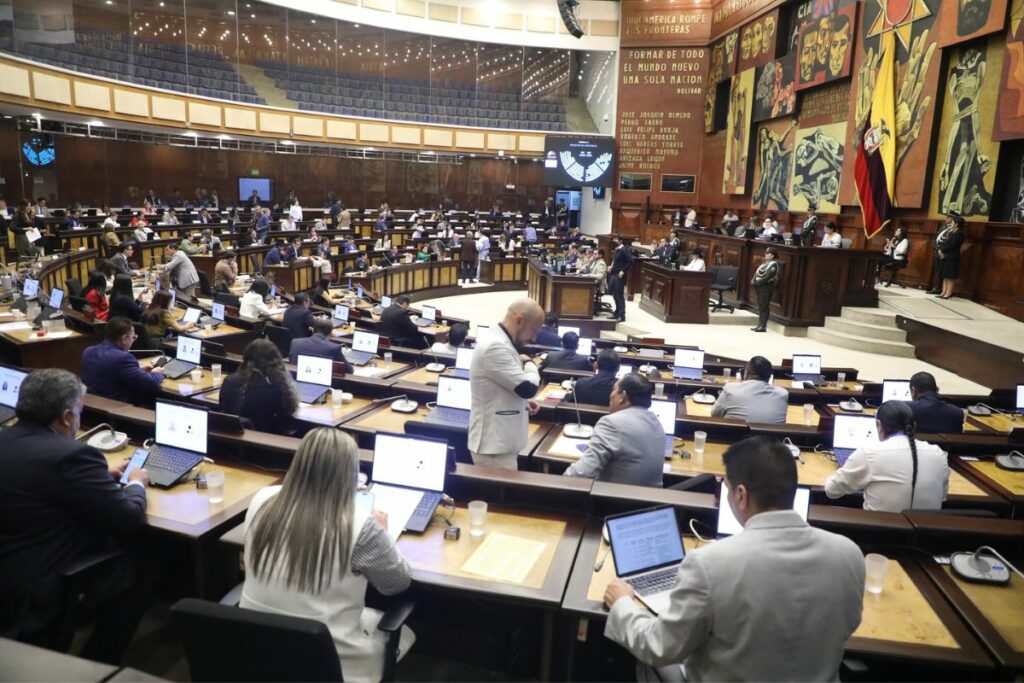 La Asamblea Nacional debatió el Proyecto de Ley de Solidaridad Nacional, que busca combatir la economía criminal, este 30 de mayo de 2025.