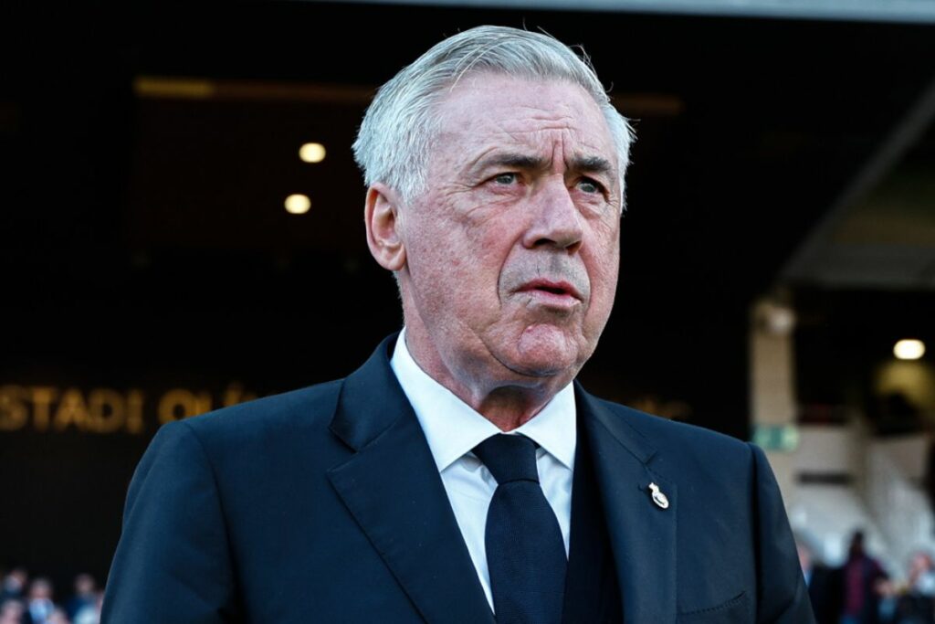 Carlo Ancelotti como entrenador del Real Madrid en la temporada 2024-25.
