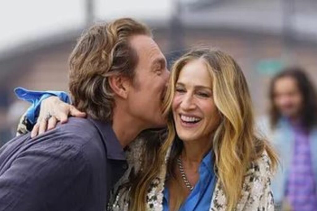 Carrie y Aidan.
