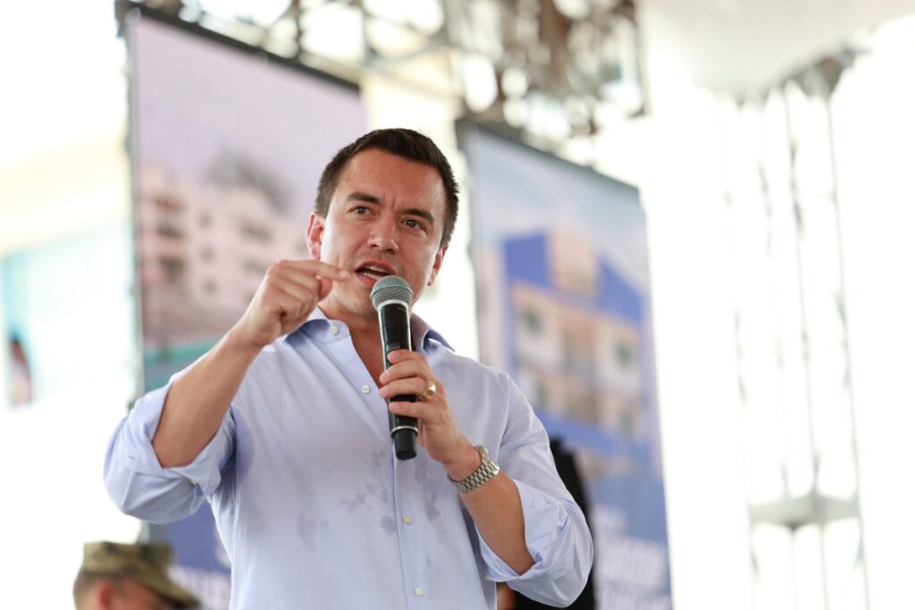 El Gobierno del presidente Daniel Noboa ordenó la incursión policial en la Embajada de México en abril de 2024.