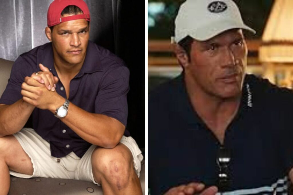 Mark Kerr and Dwayne Johnson.