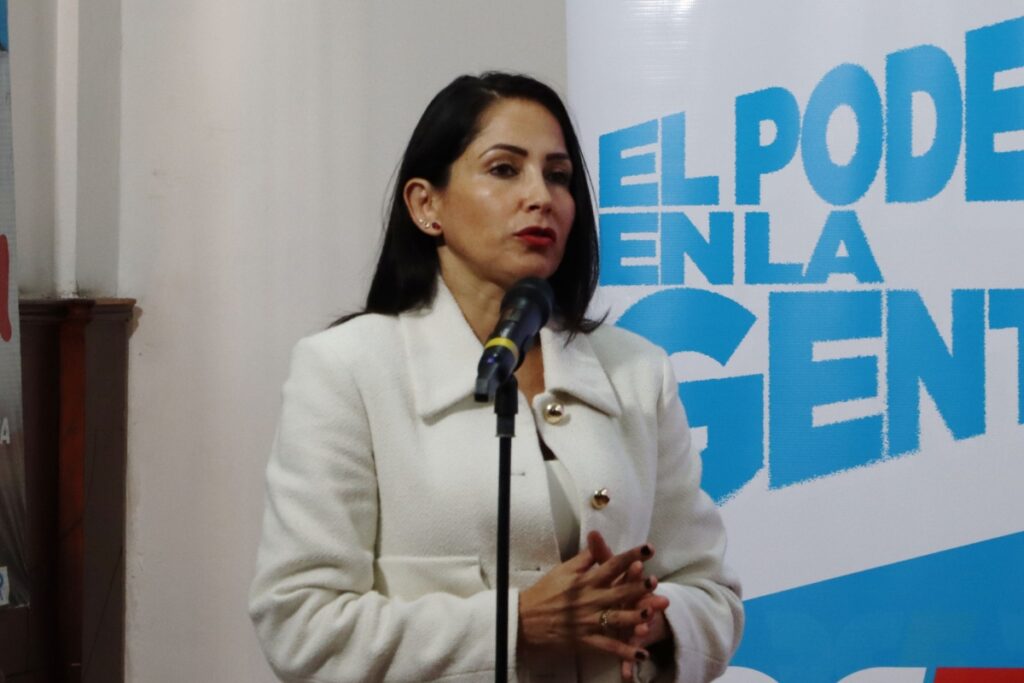 Luisa González, excandidata a la presidencia por la Revolución Ciudadana.