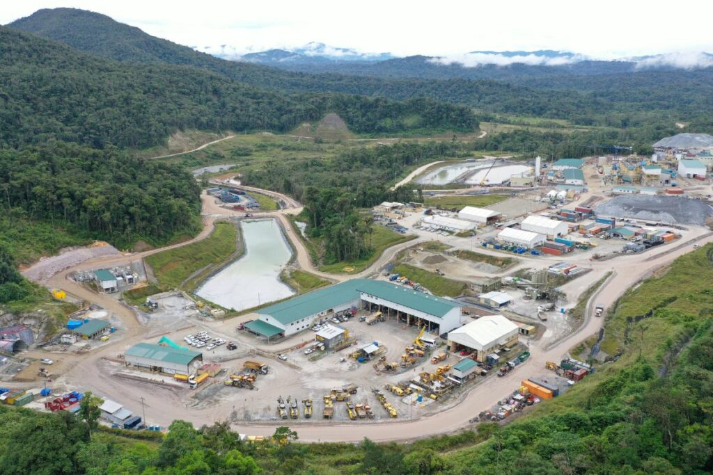 Fruta del Norte es una de los dos minas industriales en producción que tiene el Ecuador.