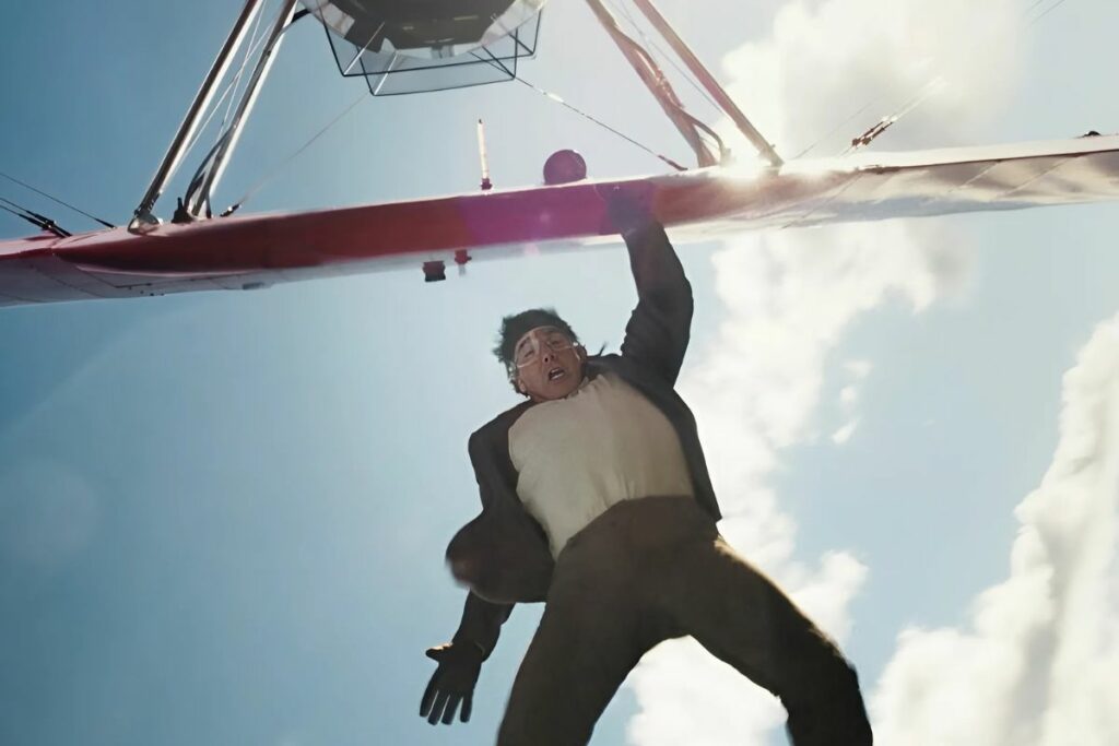 Tom Cruise en una escena de 'Misión Imposible 8'.