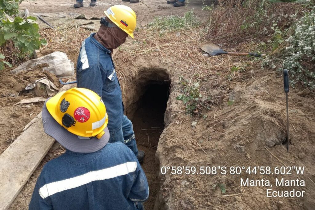Un túnel se detectó en el sector de San Juan