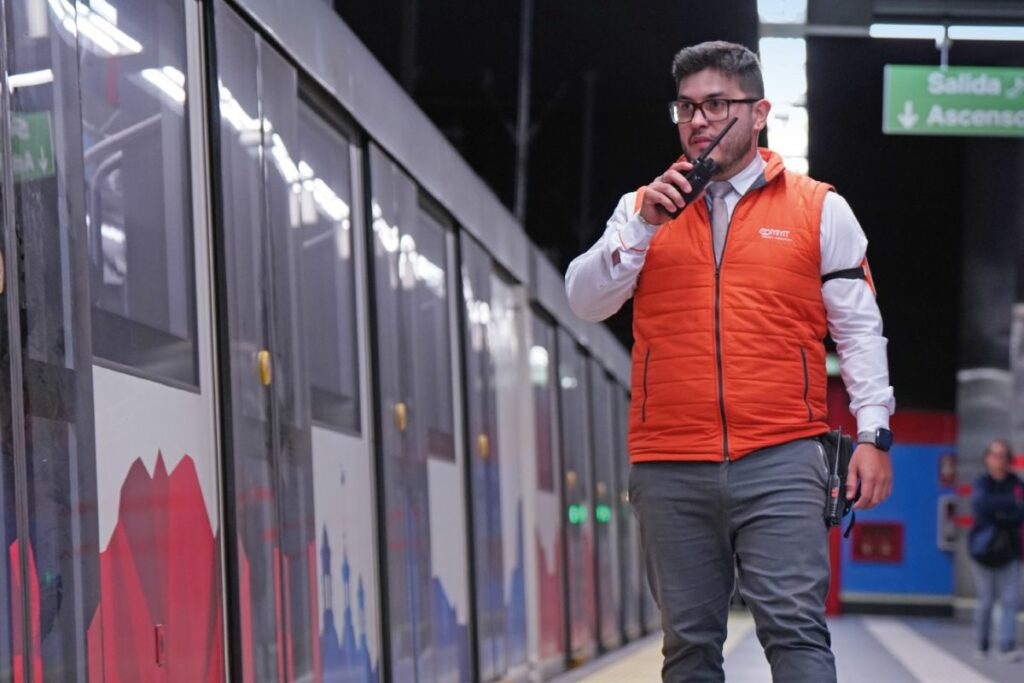 El Metro de Quito cuenta con protocolos de seguridad.