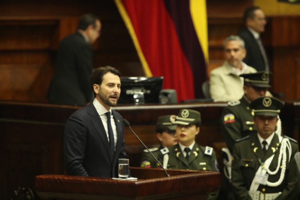 El presidente de la Asamblea Nacional, Niels Olsen
