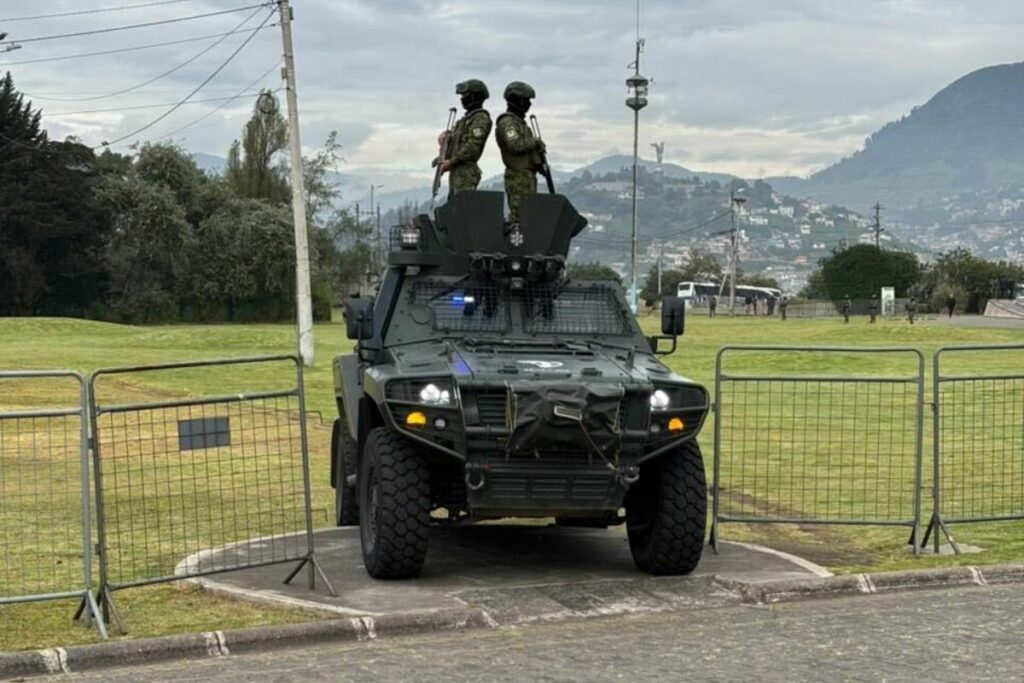 Un fuerte operativo de seguridad se desplegó .