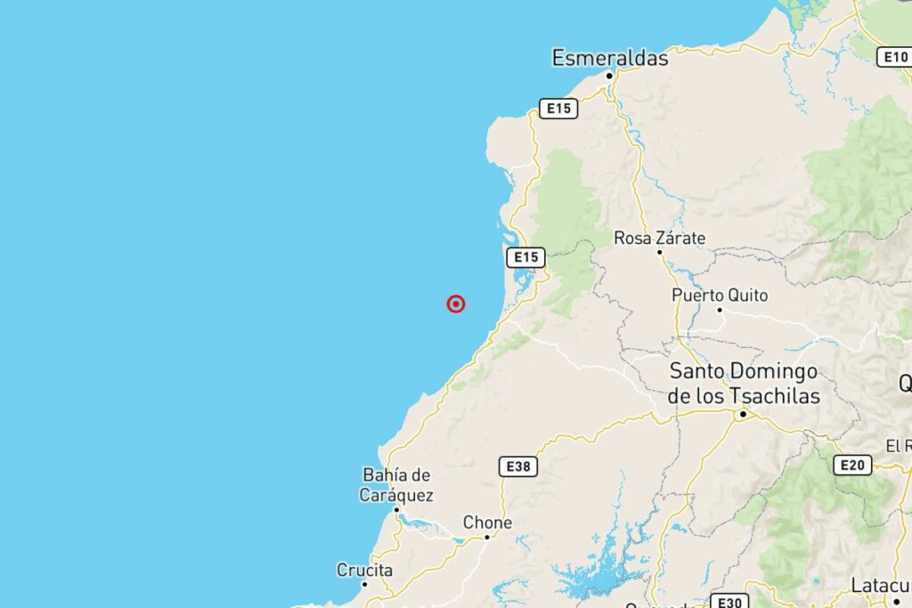 Un temblor se registró en Manabí.