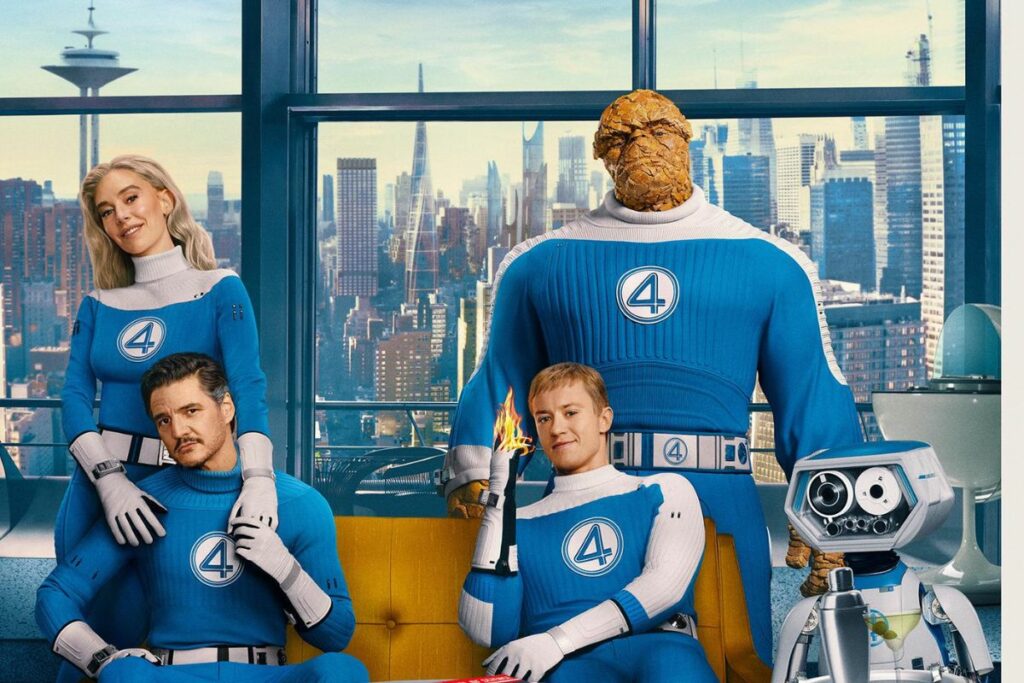 Elenco de 'Los 4 fantásticos'.