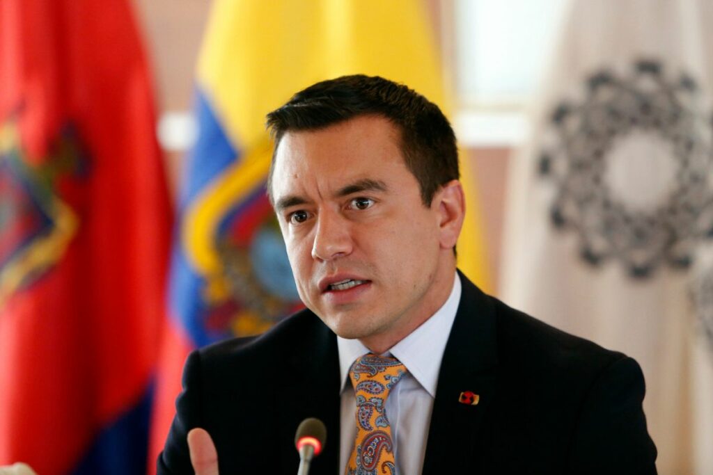 El presidente Daniel Noboa presentó un proyecto de ley para reformar la contratación pública en el Ecuador.