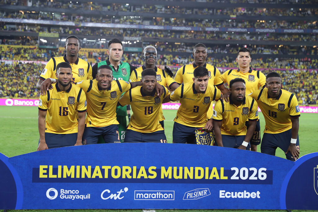 Equipo de la Selección de Ecuador en las eliminatorias al Mundial de 2026.