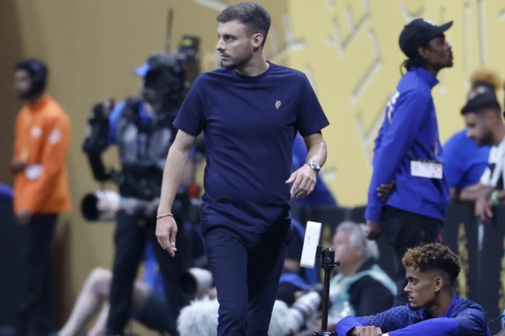 Martín Anselmi, DT del Porto, en el Mundial de Clubes ante el Inter de Miami.