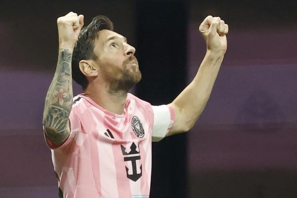 Lionel Messi, capitán de Inter de Miami, en un partido del Mundial de Clubes.