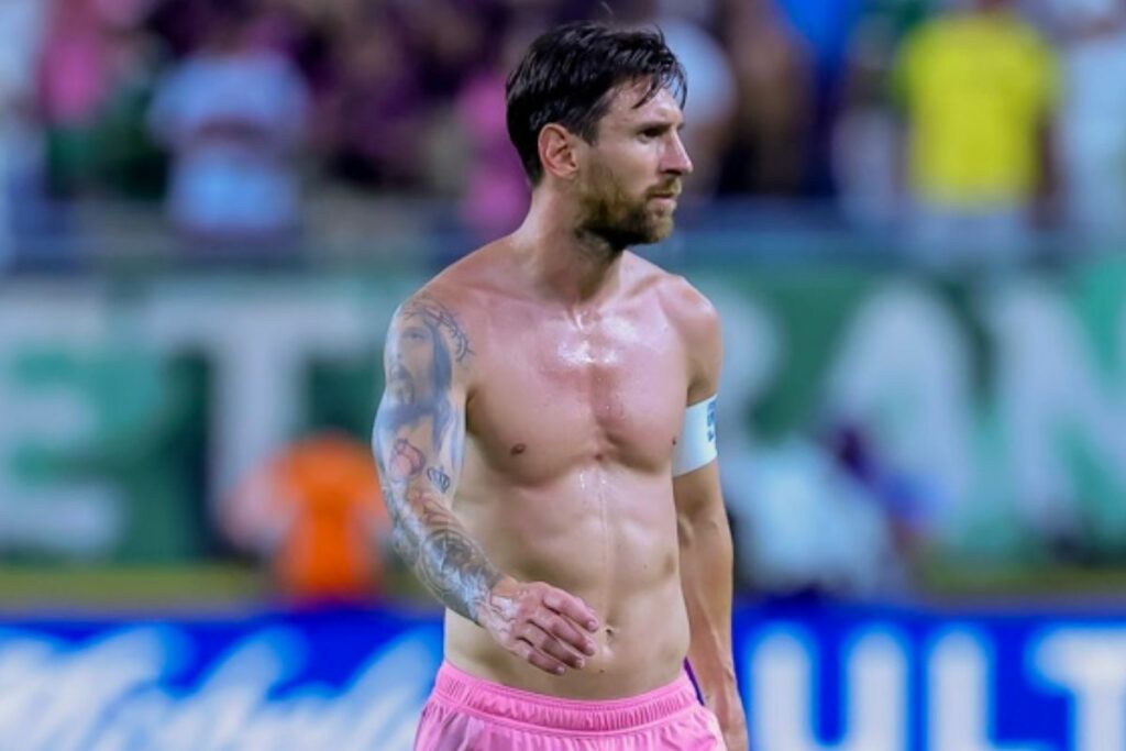 Lionel Messi durante un partido con el Inter de Miami en el Mundial de Clubes.