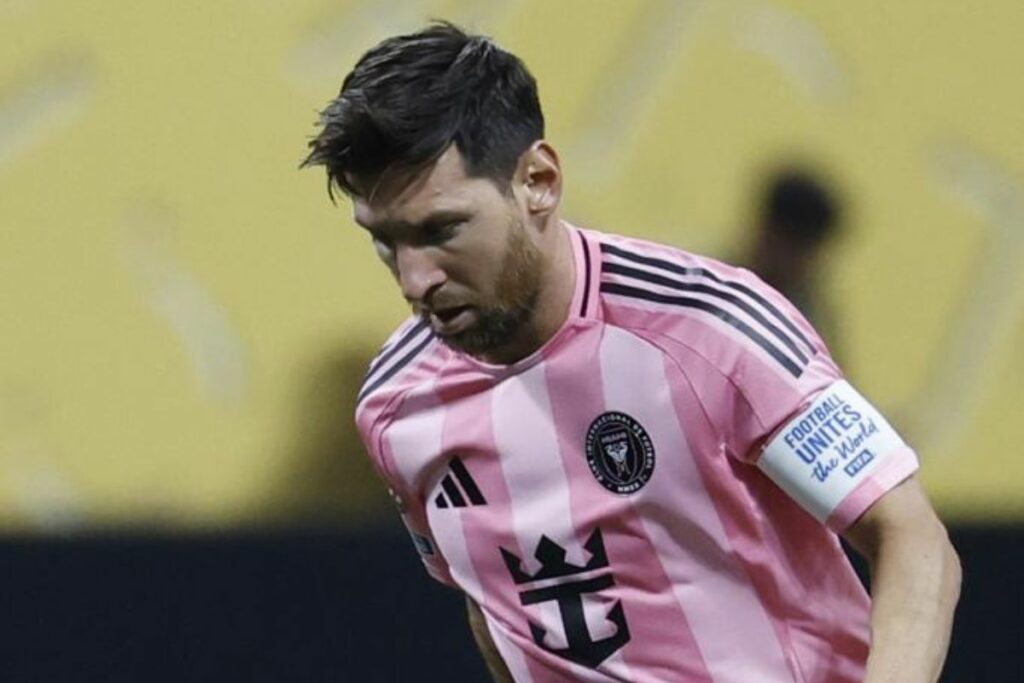 Lionel Messi del Inter Miami ante el PSG en el Mundial de Clubes 2025.