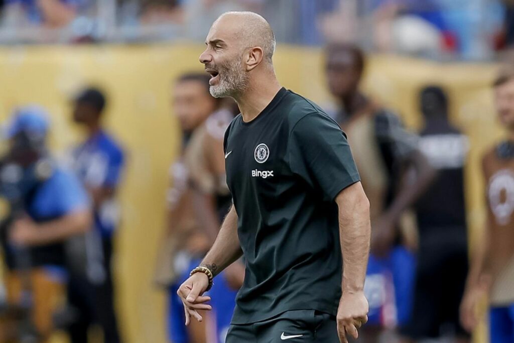 Enzo Maresca en el Mundial de Clubes. El DT del Chelsea se quejó del torneo.
