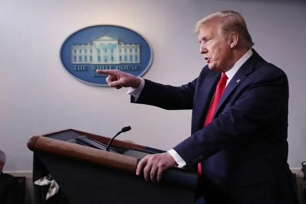 Donald Trump, presidente de Estados Unidos, en una fotografía de archivo.