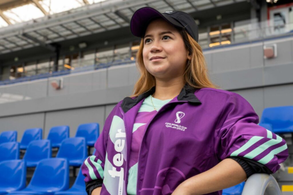 Imagen referencial de un voluntario de la FIFA en el Mundial de Catar 2022.