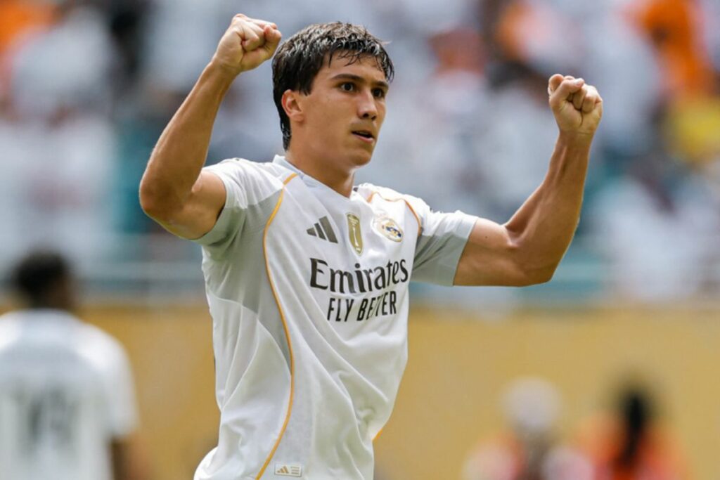 Gonzalo García fue el mejor jugador del Real Madrid en el debut del Mundial de Clubes.