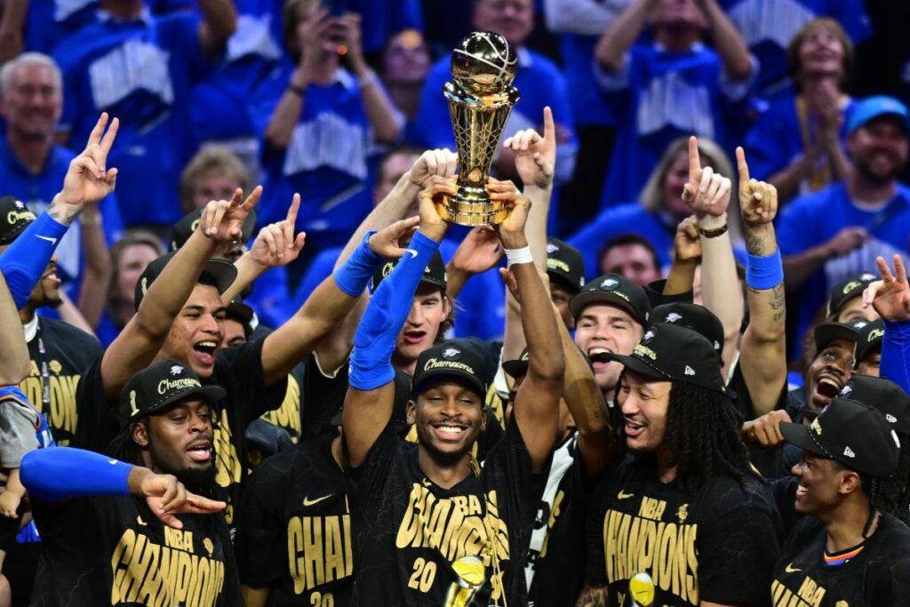 Oklahoma City Thunder se coronó campeón de la NBA en la temporada 24/25.