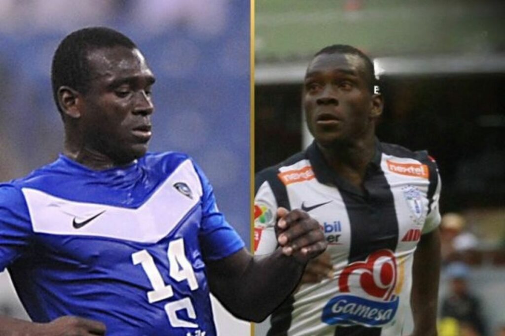 Segundo Castillo con el Al Hilal (izq.) y con el Pachuca (der.) que hoy se miden en el Mundial de Clubes.