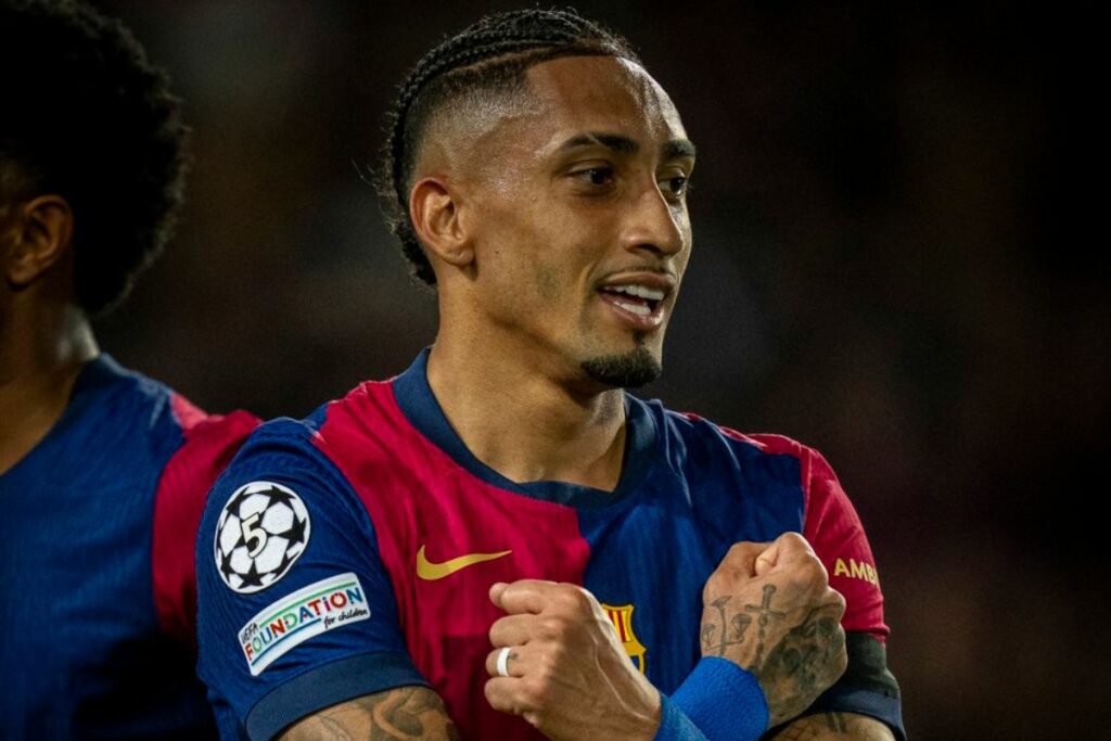 Raphinha, delantero del FC Barcelona, se quejó del Mundial de Clubes.