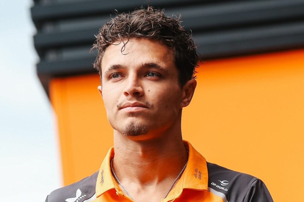 Lando Norris de la escudería McLaren es segundo en el Mundial de Pilotos de la Fórmula 1.