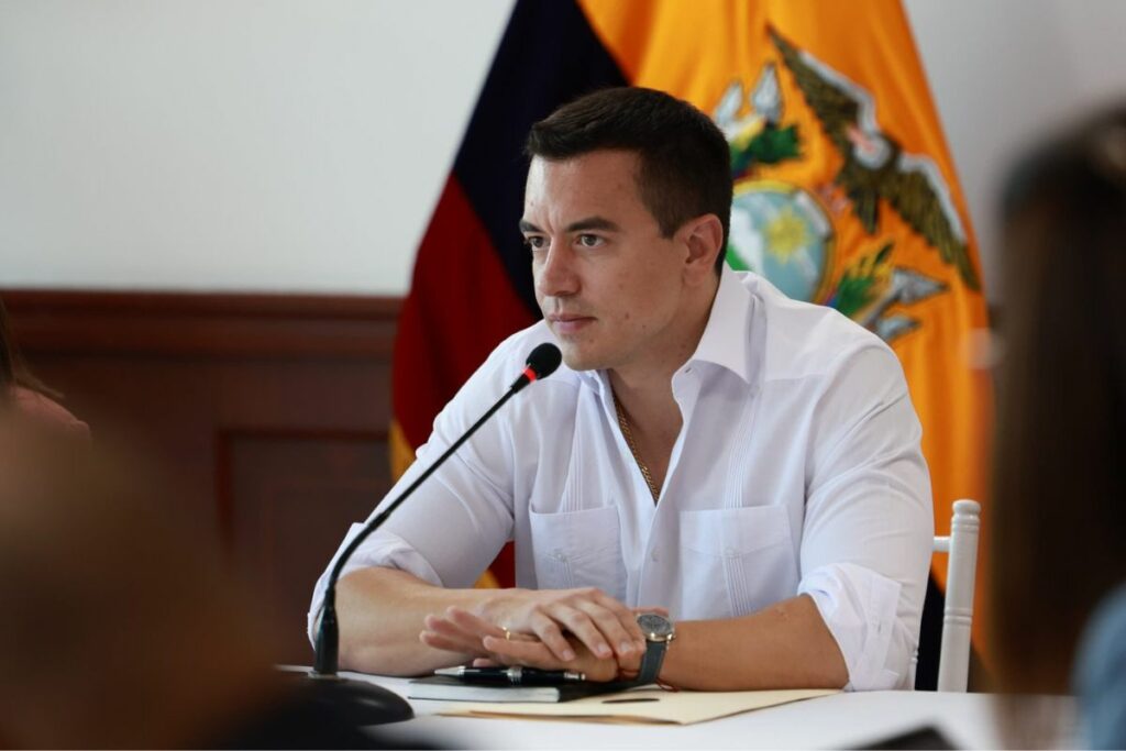 El Presidente de la República, Daniel Noboa, envió la tercera ley económica urgente a la Asamblea.