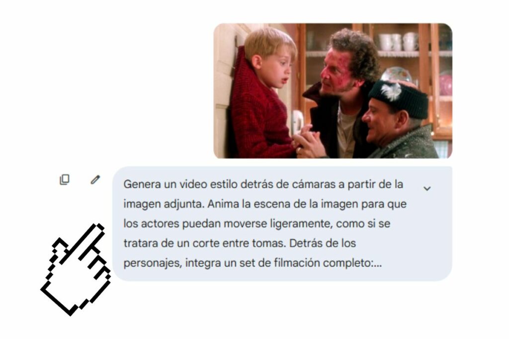 ´Prompt' adecuado para Veo 3.1. 