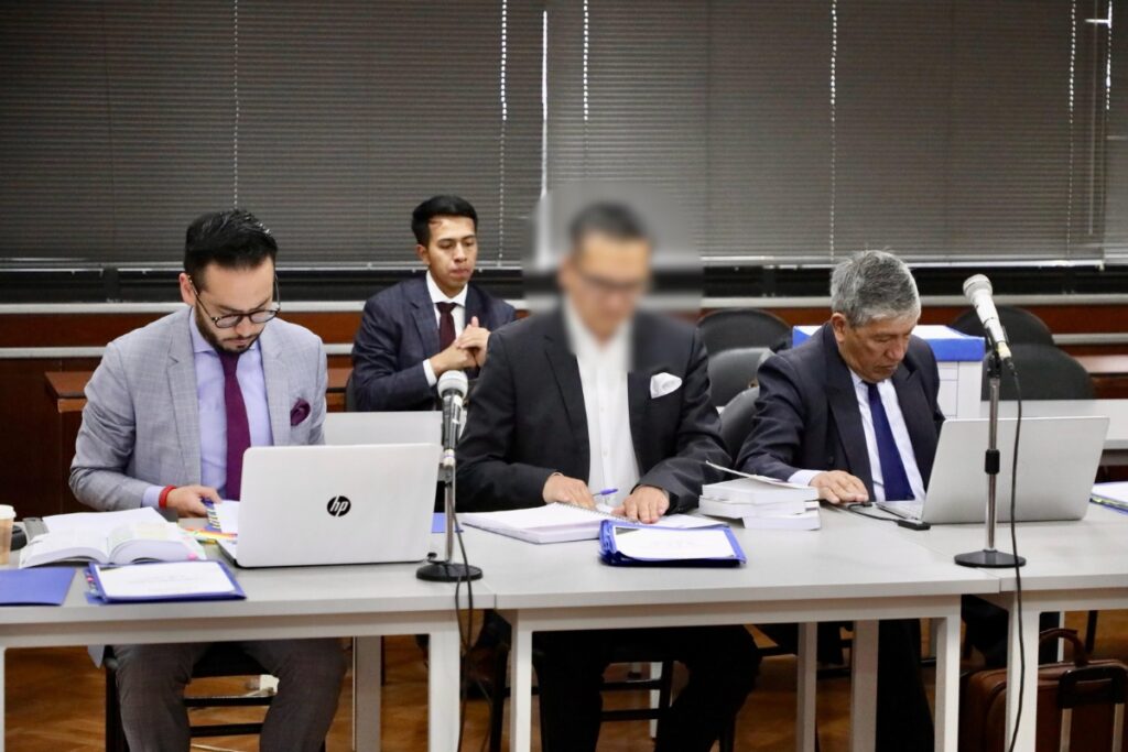 Wilman T., en una audiencia en la Corte Nacional de Justicia por la excarcelación de Jorge Glas.