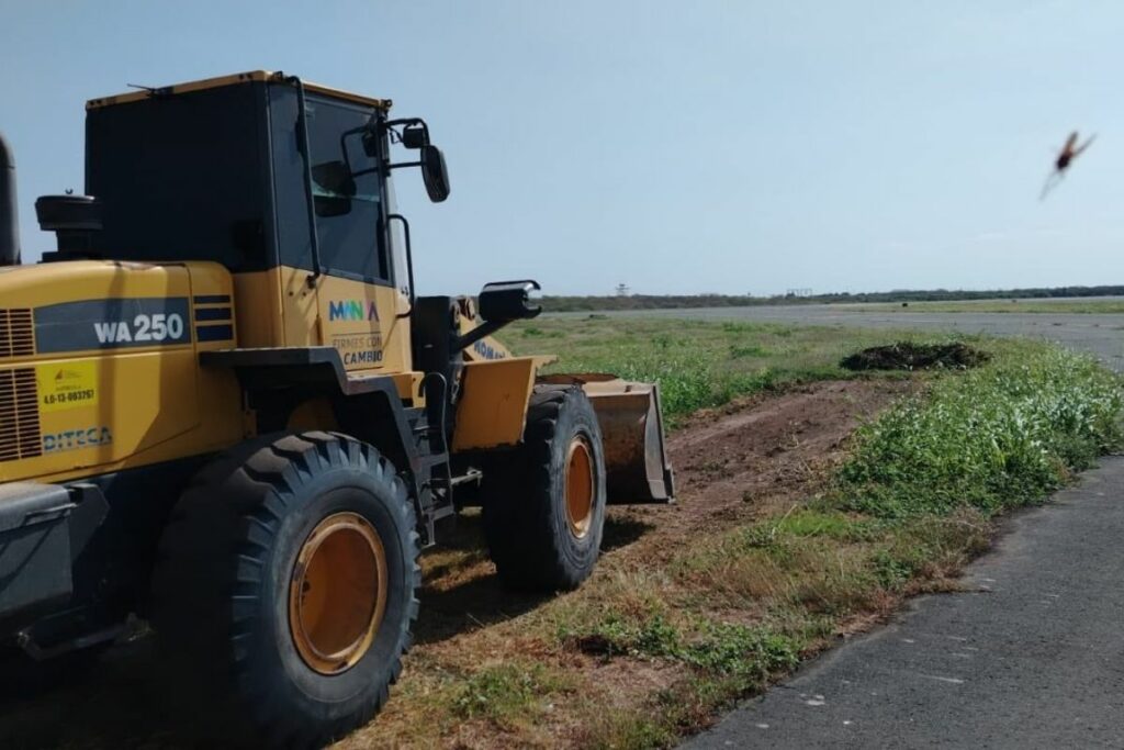 El aeropuerto de Manta fue intervenido este viernes 27 de junio