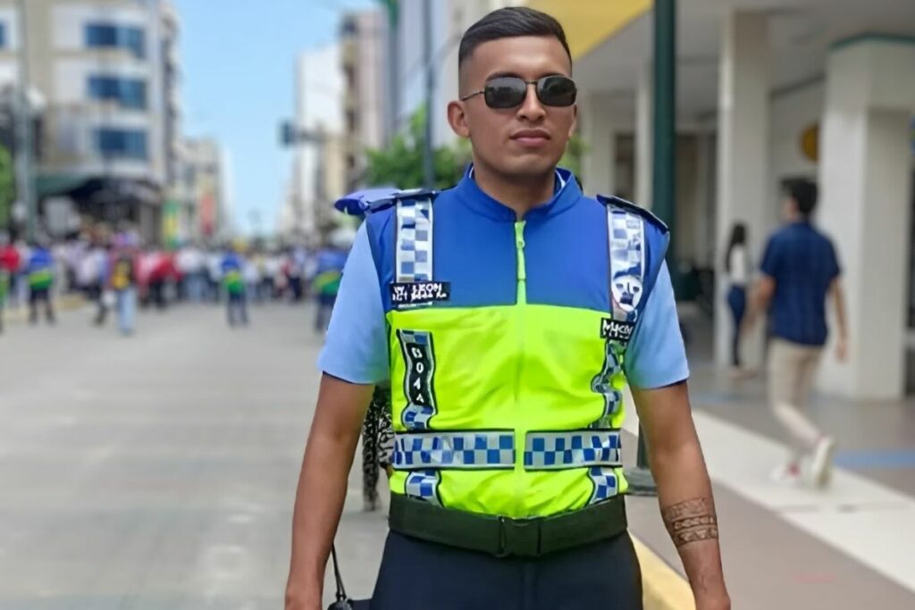 Wilmer León llevaba cinco años como agente de tránsito