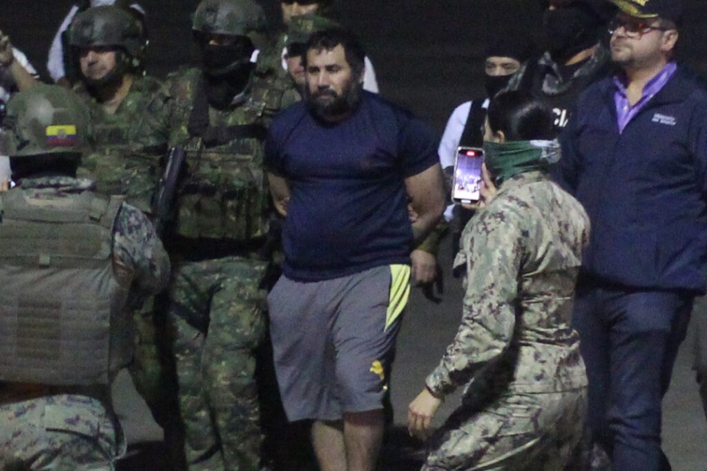 Alias 'Fito' fue trasladado desde la Base de Manta a Guayaquil.