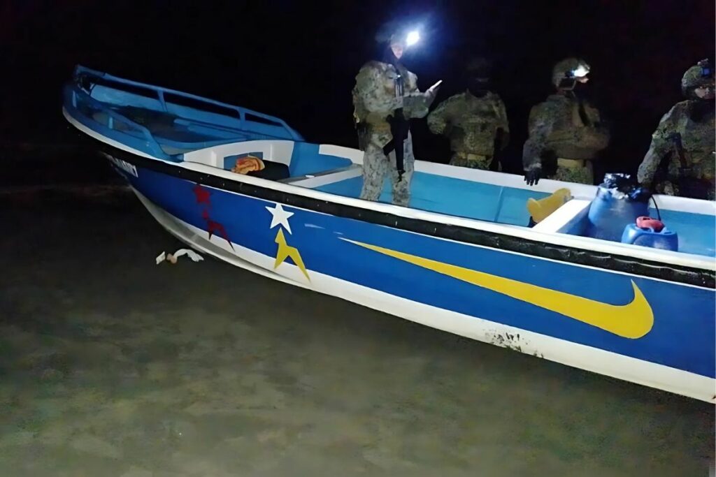 Una embarcación fue incautada en el operativo de seguridad, en Santa Rosa