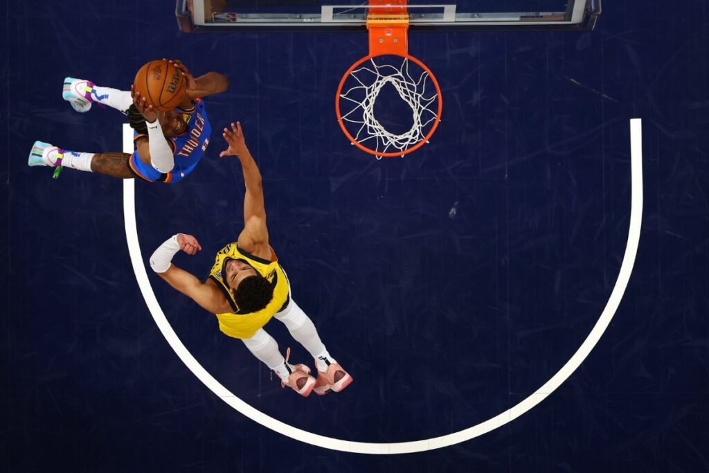Thunder y Pacers disputaron la cuarta final de la NBA