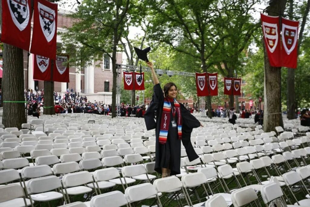 La estudiante de posgrado de la Escuela de Salud Pública de la Universidad de Harvard, Natalia Vivas, de Venezuela, en una fotografía de archivo.