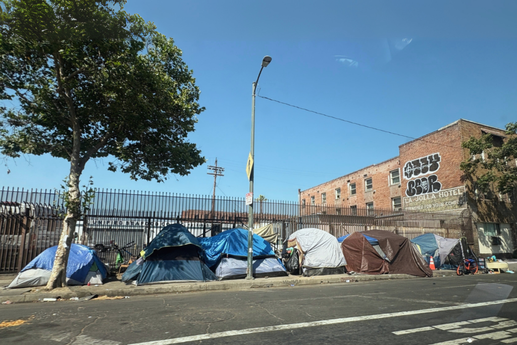 personas en situación de calle en los ángeles california personas sin hogar homeless