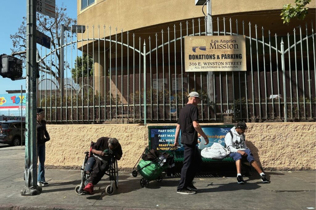 personas en situación de calle en los ángeles california personas sin hogar homeless