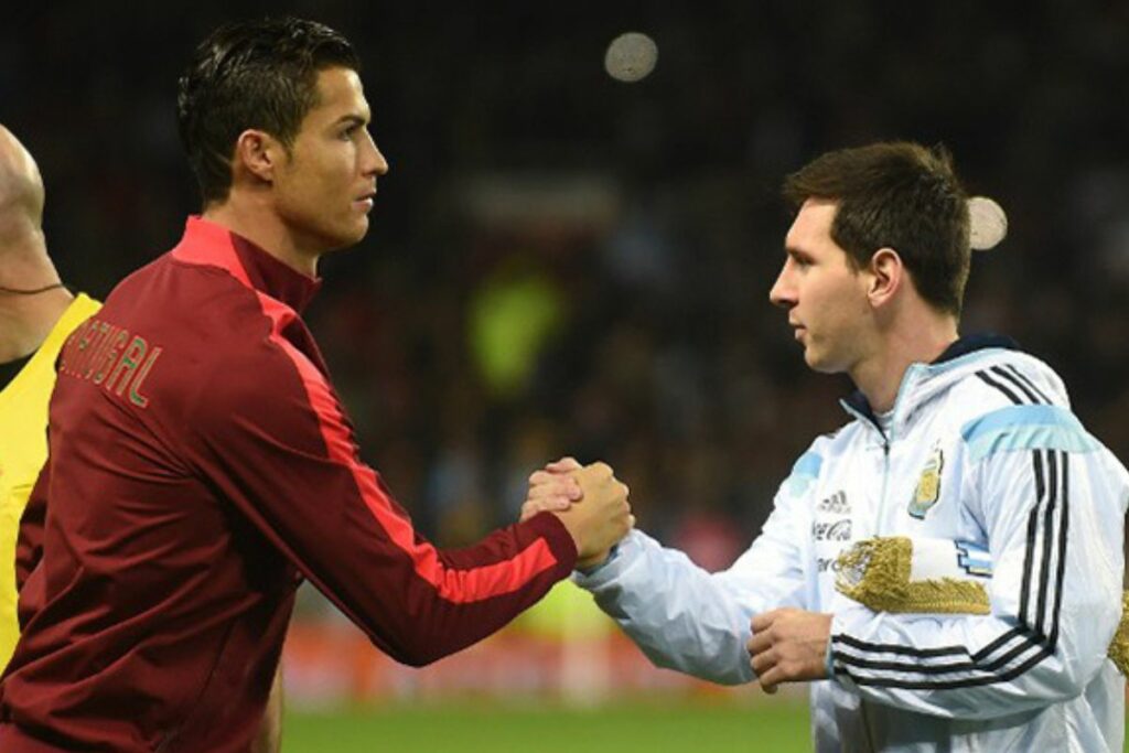 Cristiano Ronaldo y Lionel Messi en una imagen de archivo.