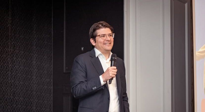 Miguel Uribe durante un foro, en una fotografía de archivo.