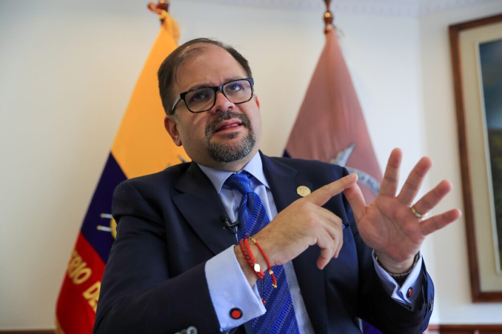 Ministro del Interior en una entrevista con EFE.