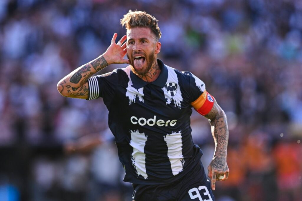 Sergio Ramos celebra el gol marcado con Monterrey en el Mundial de Clubes 2025.