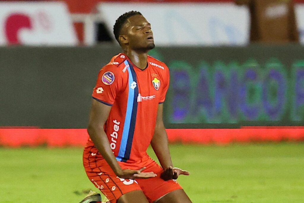 Jeremy David Mejía, jugador de El Nacional en la temporada 2025.