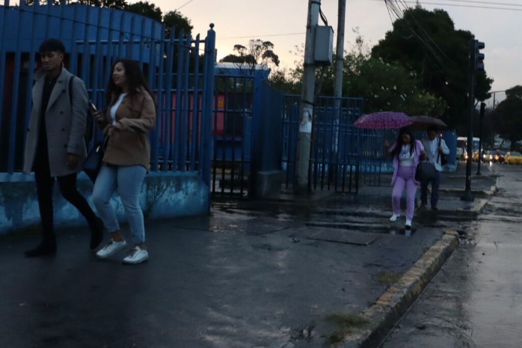 Las lluvias en Quito seguirán presentes estos días.