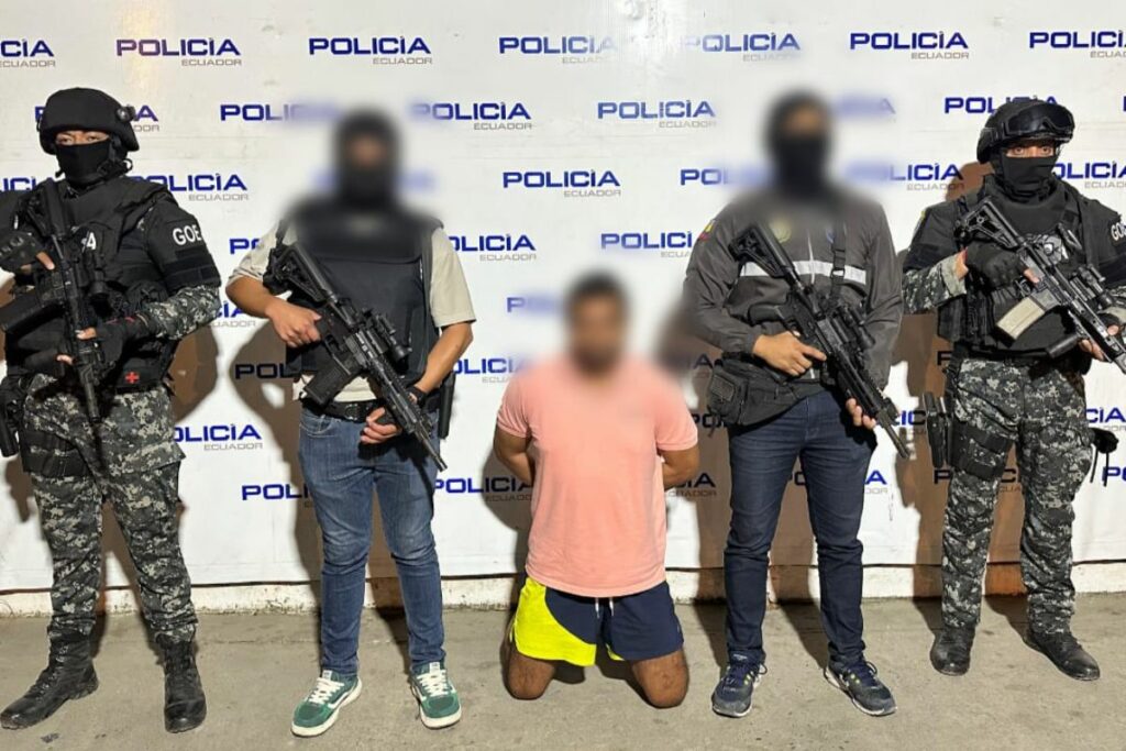 La Policía capturó en El Oro al sospechoso.