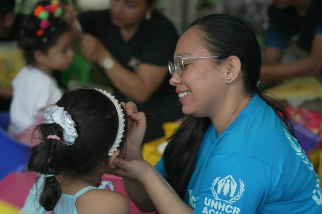 Acnur trabajó junto a Junto a familias colombianas, venezolanas y ecuatorianas en el Día del Niño.